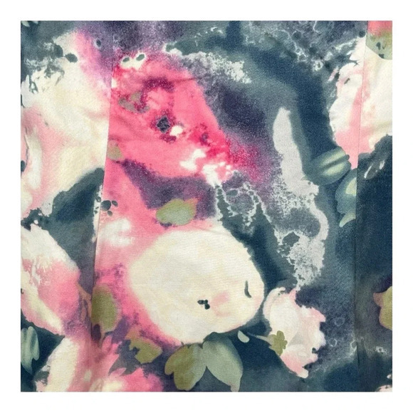 bluejuice Floral Watercolor Sleeveless Mini‎ Dress V-Back Women Size Small - Picture 3 of 7